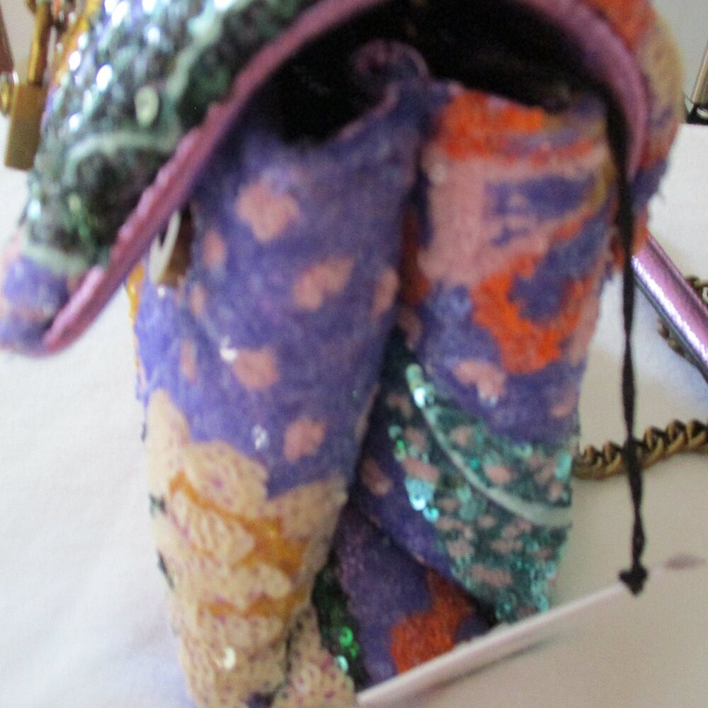 NWT Kurt Geiger Medium Brixton Sequin Crossbody Bag - Picture 4 of 13